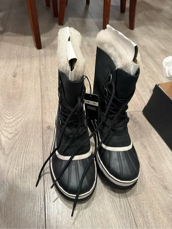 Sorel Women's Caribou Winter Boots, Black Stone