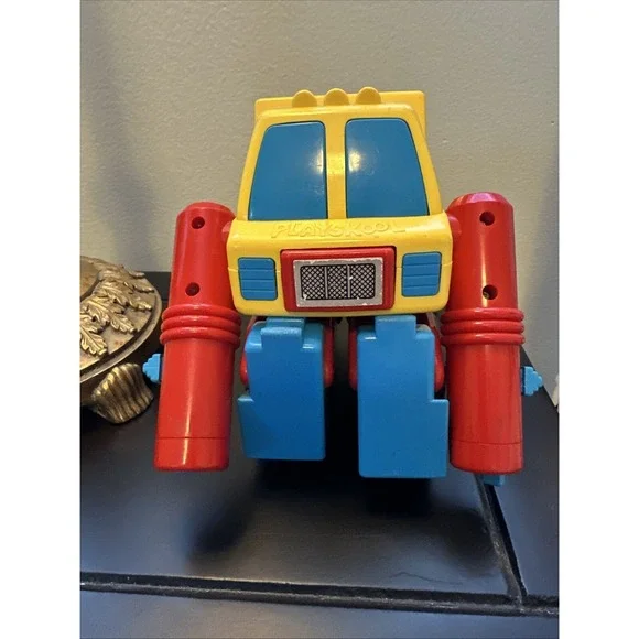 Playskool Silver Face My First Transfomer Dump Truck 1986 Vintage Transformer
