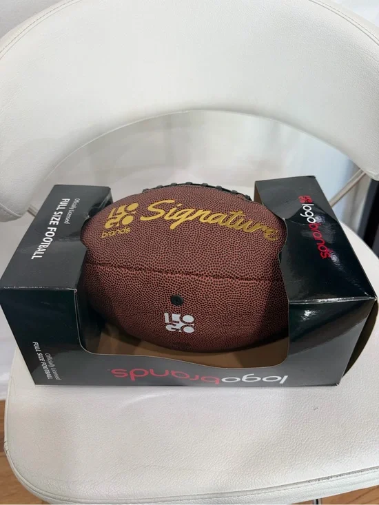 Signature Brown and Gold Kids Football by Signature