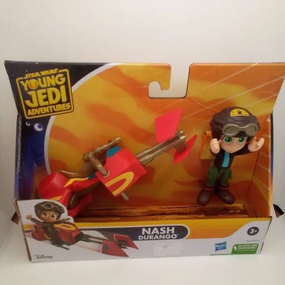 Star Wars Young Jedi Adventures Nash Durango Figure Vehicle Disney