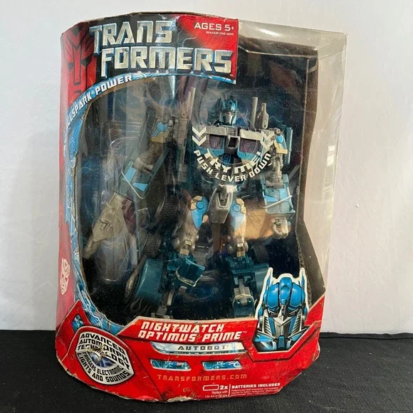 Hasbro Transformers 07 Movie Nightwatch Optimus Prime Leader Class New Box Wear