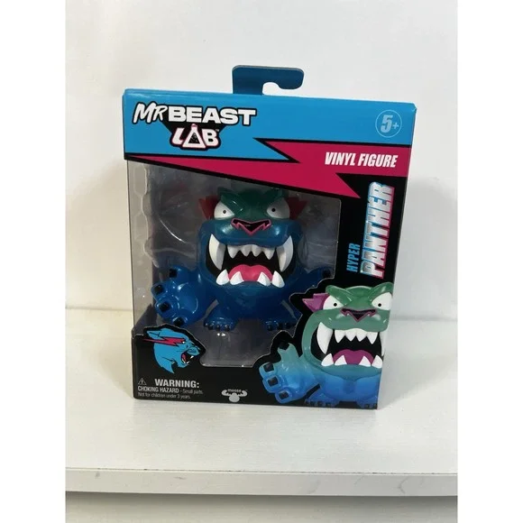 Moose Mr Beast Lab Hyper Panther Vinyl Figure – New In Stock‎ Collectible