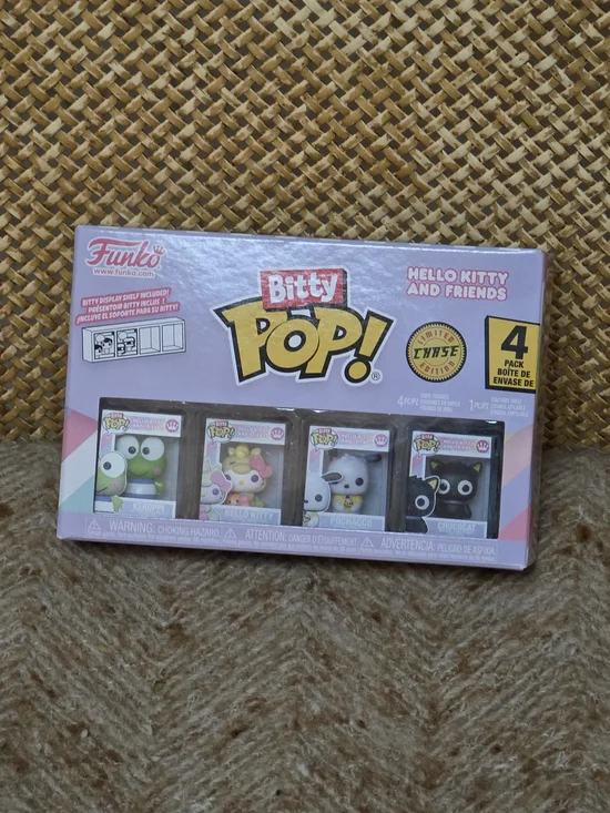 Funko Bitty Pop! Hello Kitty and Friends 4-Pack - Pink, Green, White, Black