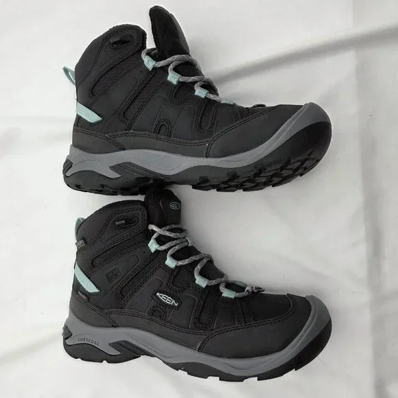 NIB Keen Womens Voyageur Charcoal Rain/ Snow/ Hiking Shoes/Boots - 6 NWT
