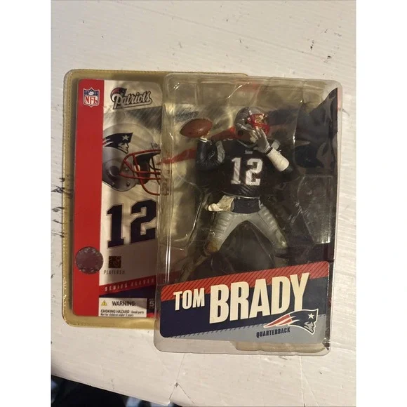 New 2005 McFarlane NFL Action Figure Series 11 New England Patriots Tom Brady