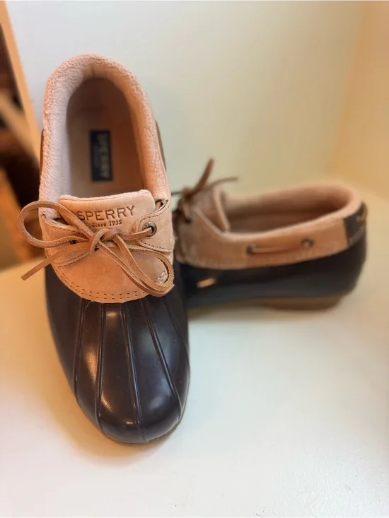 Sperry Top-Sider Brown Duck Shoes | Waterproof Leather| Fall Essential