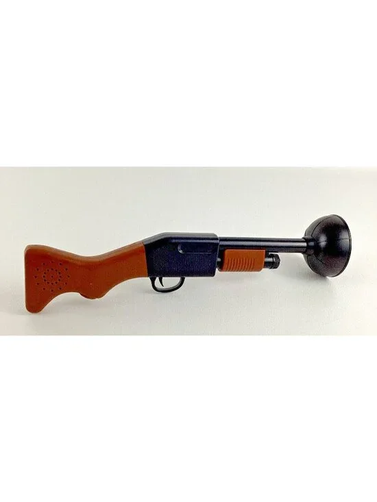 Redneck Crap Shooter Pretend Plunger Weapon Sound Effects Novelty Toy Gift