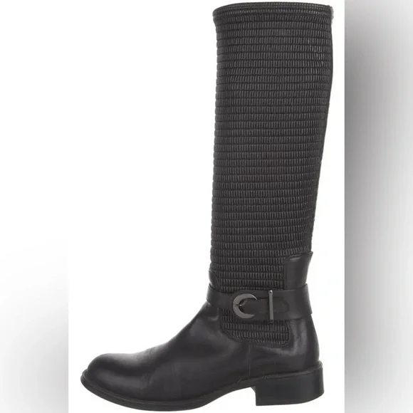 Aquatalia Odilia Weatherproof Riding Boot 9.5 Black