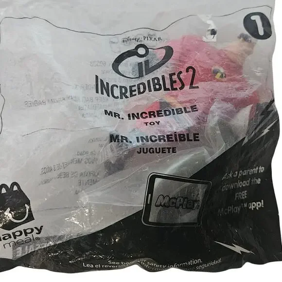 2018 McDonalds Incredibles Mr Incredible 1 New in Package