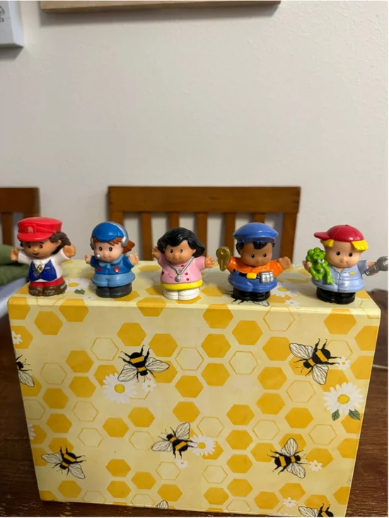 Fisher Price Little People Community Helpers Figures Lot of 5 Doctor Mail Carrie