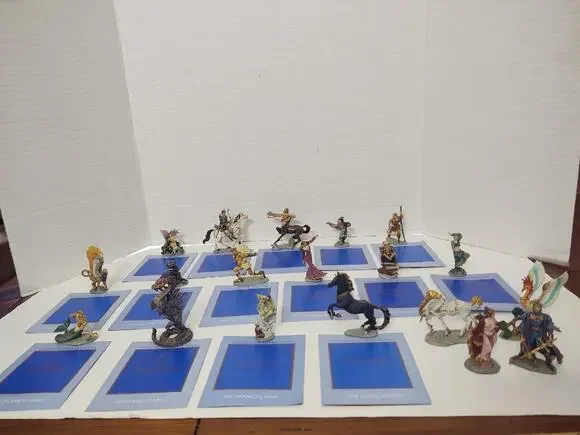 HUGE Lot of Franklin Mint XANTH Piers Anthony Fantasy Figures