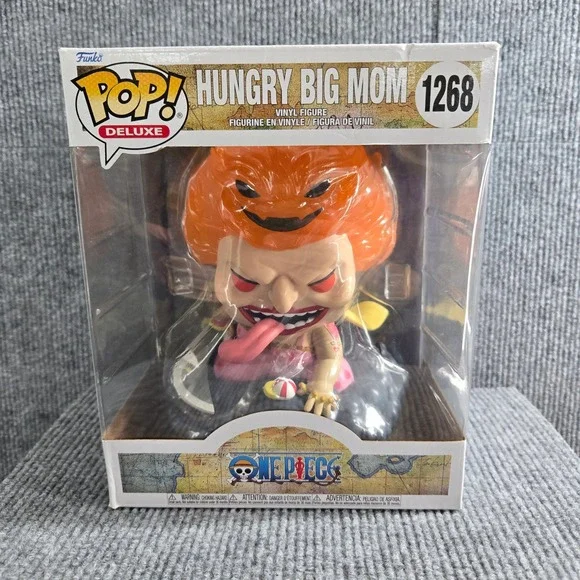 Funko Pop! Deluxe One Piece Hungry Big Mom Vinyl Figure 1268 Gear 5 Trading Card