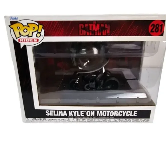New NIB Funko Pop! Selina Kyle on Motorcycle #281 from The‎ Batman