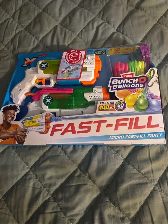 Fast-Fill Micro Water Blasters - Green & White