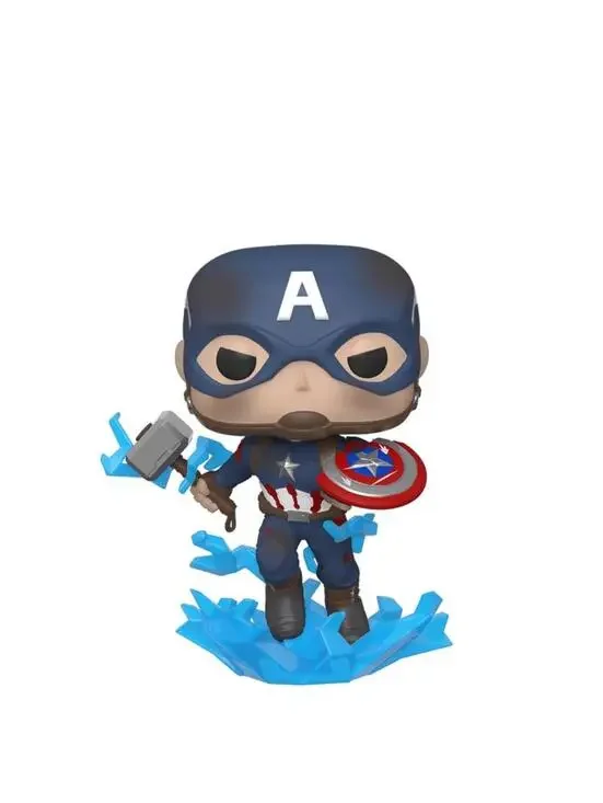 Funko Pop! Captain America with Mjolnir – Marvel Avengers
