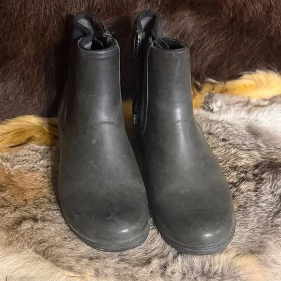 Black Ankle Boots 8 (4550)