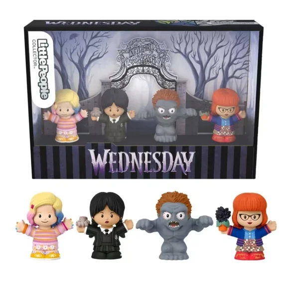 Wednesday TV Series Little People Collector Figures Set‎ - NWT