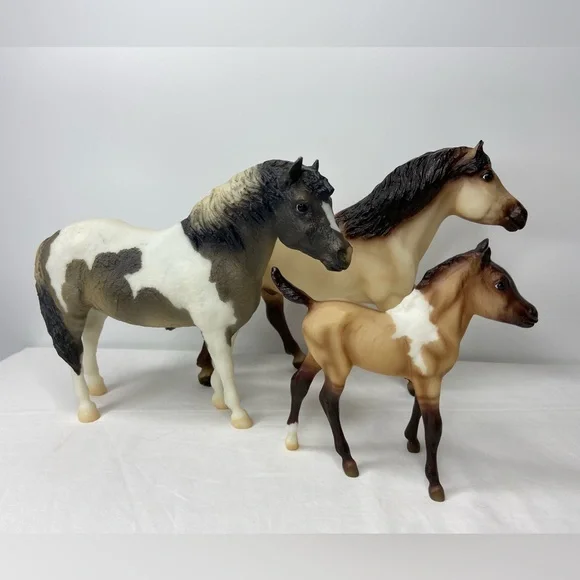 Breyer‎ Horse Model #1263 Pony Family Gift Set Reunited Again Retired 2008