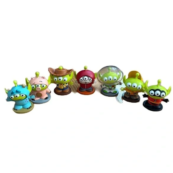 Disney Alien Remix Figurines Buzz Lightyear Toy Story Woody Coco Incredible