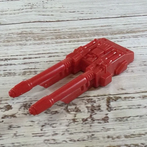 Vtg GI Joe Defiant GANTRY GUN turret cannon 1987 playset red crawler weapon part
