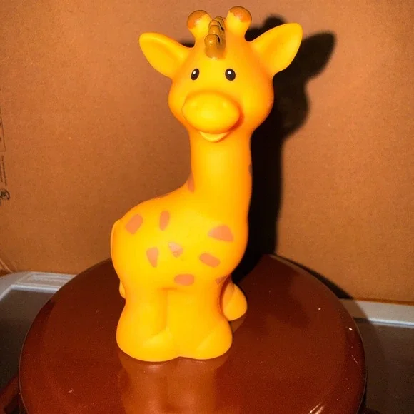 Fisher-Price Little People Giraffe Kids One Size Yellow Excellent Zoo Animal Toy