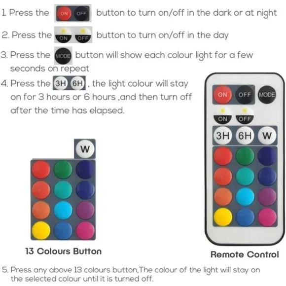 8 Pack Solar Flame Lights Outdoor Flickering Torch, 13 Color Changing