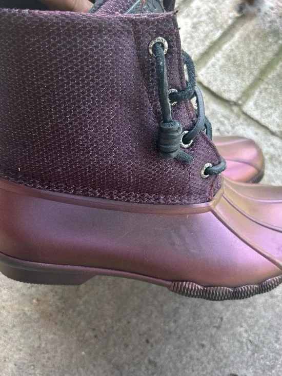 Women’s Waterproof Duck Boots in Plum