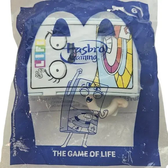 2020 Mcdonald The Game of Life Toy Hasbro Game 6 New in Package
