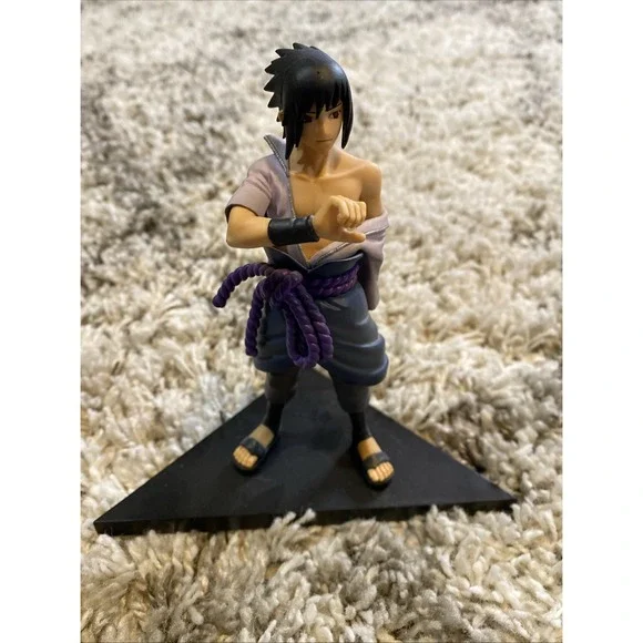 Naruto Shippuden Sasuke Uchiha Action‎ Figure Sharingan Anime Collectible Base