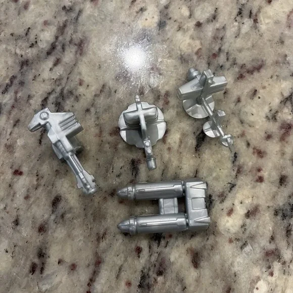 Vintage 1986 Hasbro Transformers G1 Trypticon Scanner Accessories Lot of 4