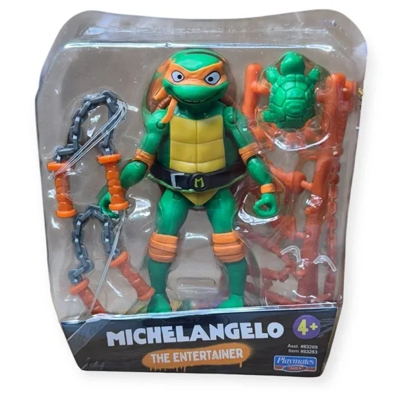Michelangelo Teenage Mutant Ninja Turtles Action Figure -‎ Green and Orange