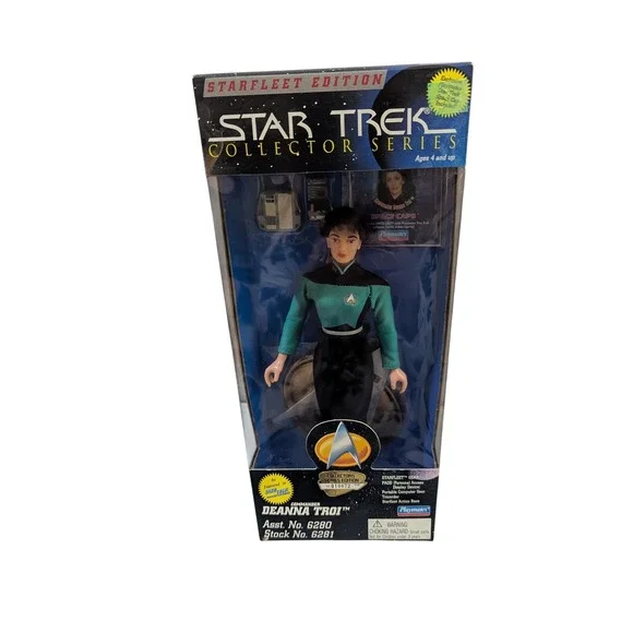 Star Trek Collector Series Commander Deanna Troi Action‎ Figure Playmates 6281