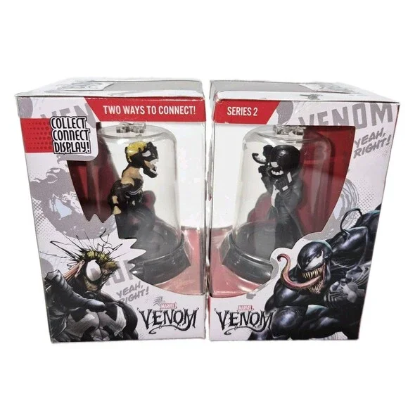 Marvel Venom Domez Series 2 Eddie Brock (Transformation) & Venomized Punisher