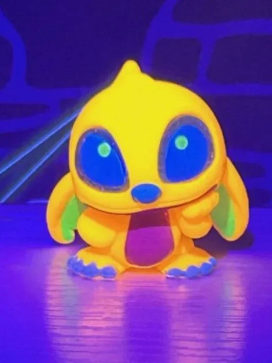 Neon Glow Peek Stitch Lilo & Stitch Disney Doorables