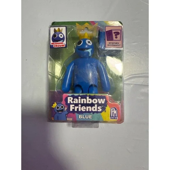 Rainbow Friends Blue Action‎ Figure Metallic Crown Mystery Accessory