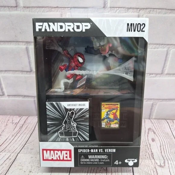 FANDROP Marvel Spider-Man Vs. Venom Diorama MV02,~Sealed New‎ In Box