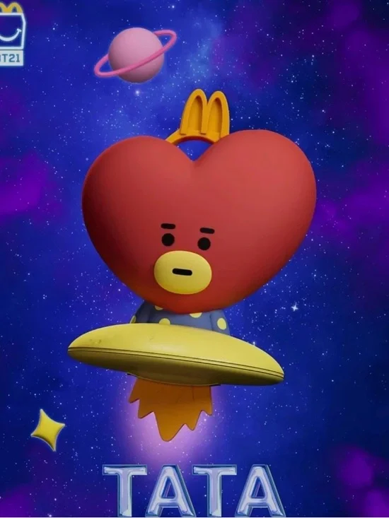 McDonald's 2026 BT21  Happy Meal Toy-TATA (Unopened)