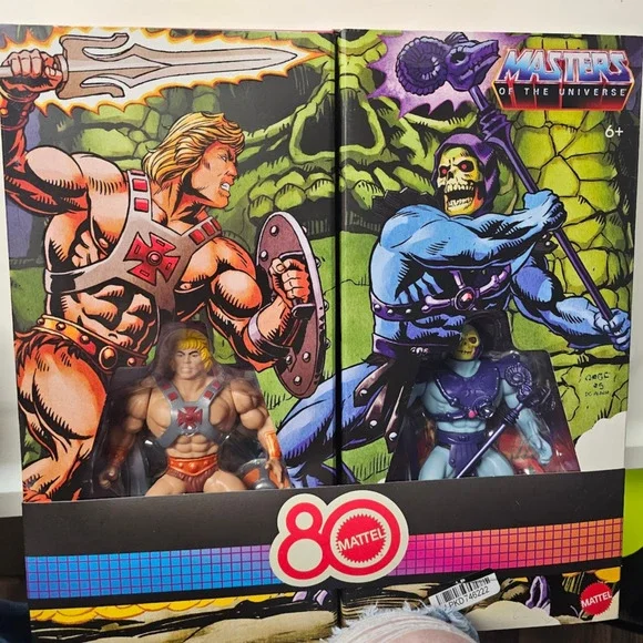 The Masters of the Universe Origins Retro He-Man & Skeletor 2-Pack NIB