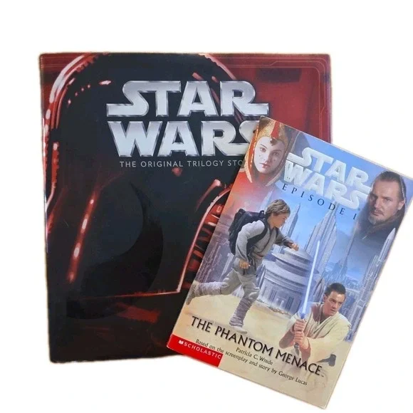 Set Of 2 StarWars Episode 1‎ The Phantom Menace & The Original Trilogy Stories