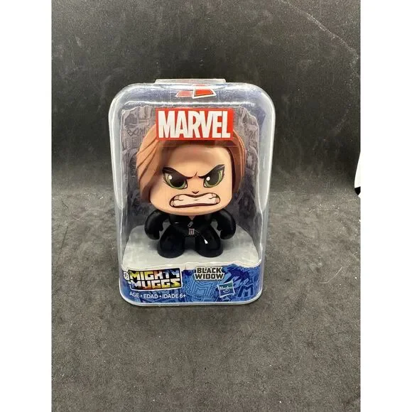 Black Widow Marvel Comics Mighty‎ Mugs Hasbro Face Changing Action Figure A23-12
