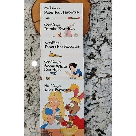 Vintage SET‎ OF 5  Walt Disney Books - Hardcover, 1973 Danbury Press EXCELLENT!!