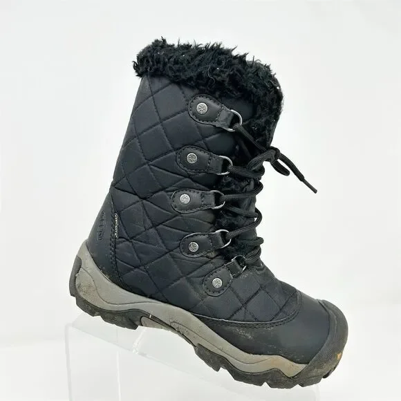 KEEN Women's Black Snow Boots Size 5.5 Waterproof Insulated Winter Warm