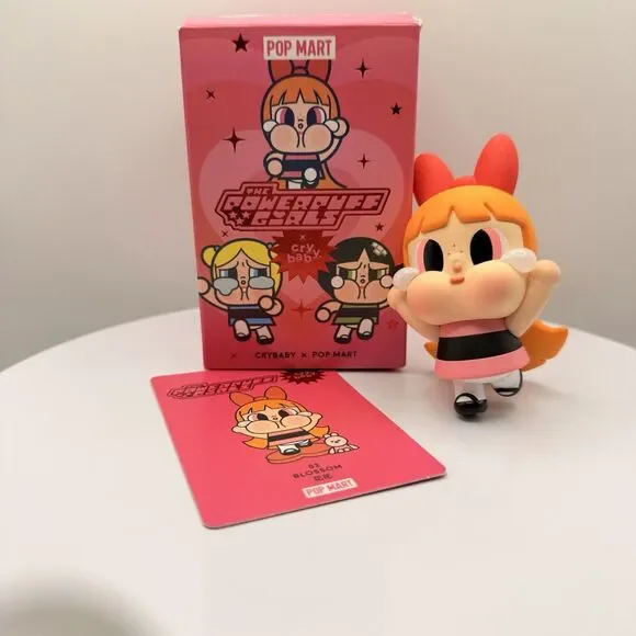PopMart Crybaby Powerpuff Girls Series Blind Box Figure -Confirmed BLOSSOM