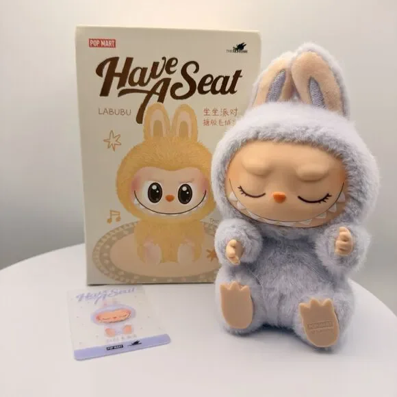 POP MART Labubu The Monsters Have A Seat Plush Pendant - Confirmed ZiZi