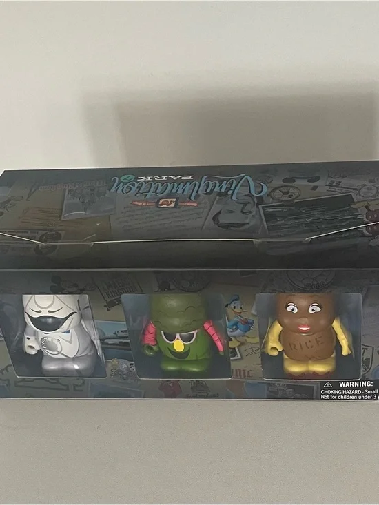 Disney Vinylmation Park 7 Kitchen Kabaret 3” Epcot Center 6 Figure Set NEW NRFB