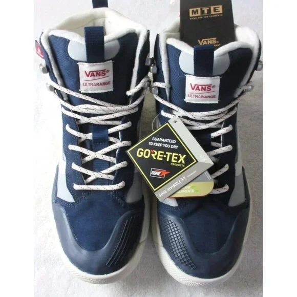 Vans Women's UltraRange Exo Hi MTE-2 Boots Dress Blue High Rise Size 8.5 NIB