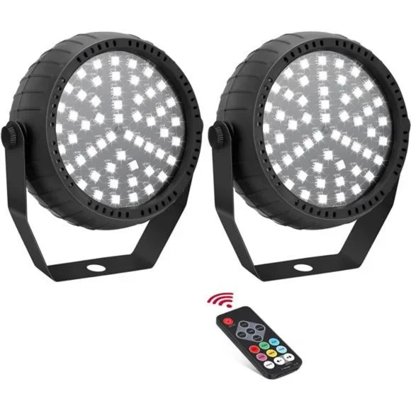 Strobe Lights Halloween,   LED Mini Strobe Light, Sound Activated - 2 Packs