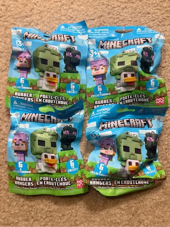 Minecraft Keychain Blind Bags (Bundle of 4)