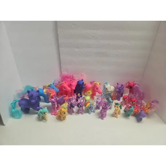 Mixed Lot Of 27 My Little Pony McDonald's Faux MLP‎ Ponies Horse Horses Figures