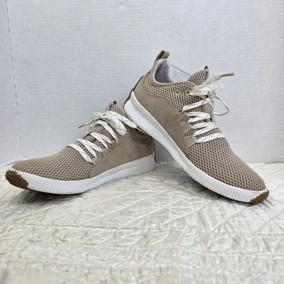 Sorel Women‎ Out N About Plus Beige Waterproof Lace Up Ankle Casual Sneaker US 9